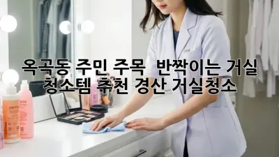 옥곡동 주민 주목! ✨ 반짝이는 거실, 청소템 추천 #경산 #거실청소